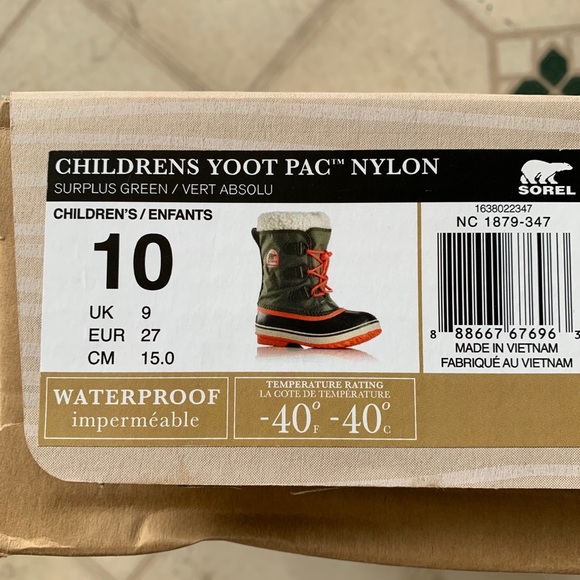 Sorel Yoot Snowboots for Kids: size 10 - Picture 4 of 5